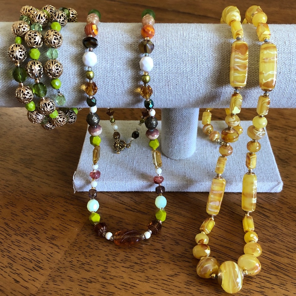 Gold and Earth Tones Jewelry Bundle